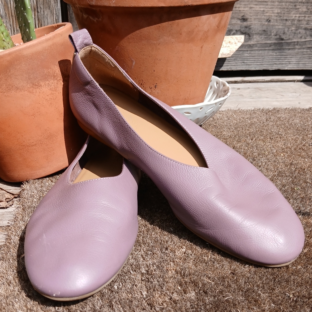 💜Lavender Womens Everlane Flats Size 8.5